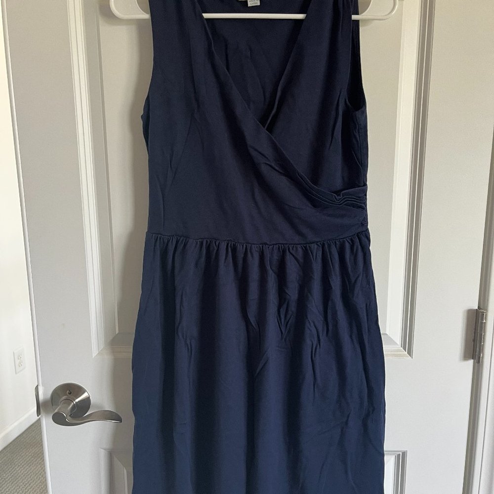 Boden Navy Blue Wrap Dress